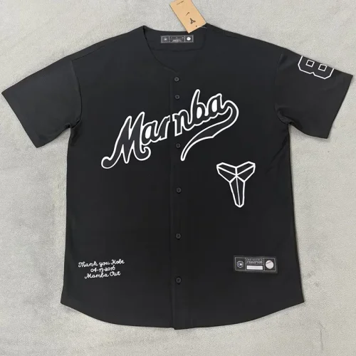 26-27 Mamba # 24 Black Casual Edition Baseball Jersey