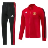 26-27 Man Utd Red Jacket Tracksuit #01