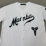 26-27 Mamba # 24 White Casual Edition Baseball Jersey