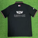 2026 Cadillac Black Polo Racing Suit (Football Jersey Size)(有领)