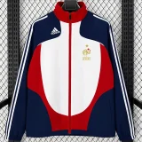 2007-2008 France Royal blue Retro Windbreaker