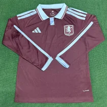 26-27 Aston Villa Home Long Sleeve Soccer Jersey (长袖) 26-27 Aston Villa Home Long Sleeve Soccer Jersey (长袖)