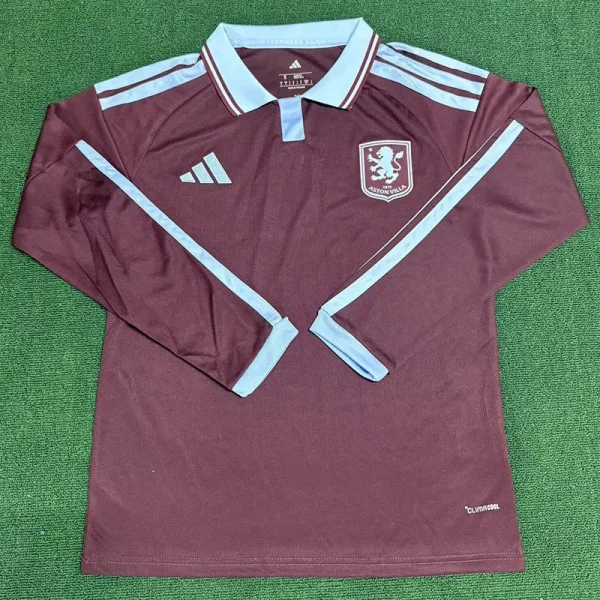 26-27 Aston Villa Home Long Sleeve Soccer Jersey (长袖)