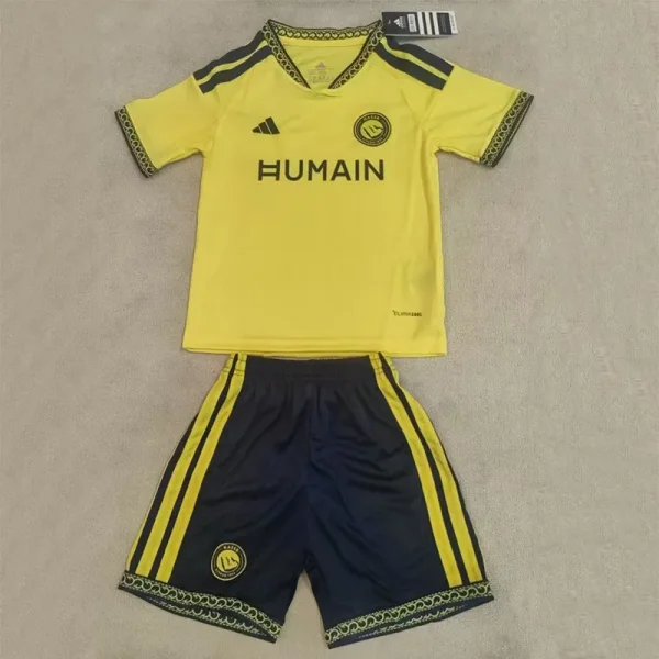 26-27 AL-Nassr Home Kids Soccer Jersey