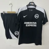 26-27 Brighton Black Training Short Suit