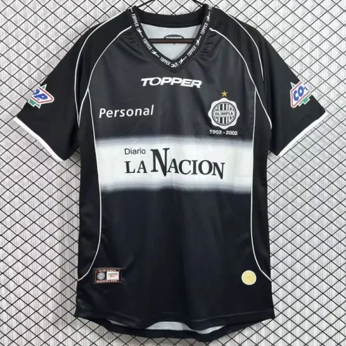 2002 Club Olimpia Away Retro Soccer Jersey