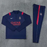 26-27 PSG Royal blue Half Pull Tracksuit (半拉链)