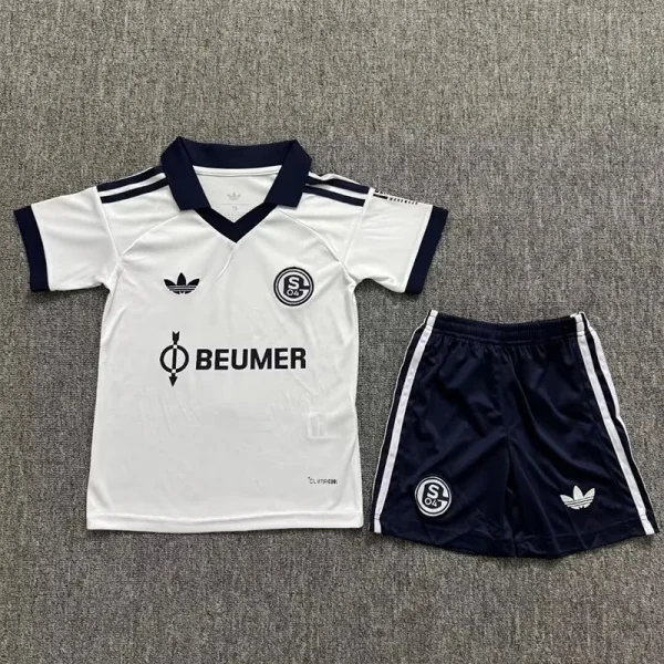 26-27 Schalke 04 Away Kids Soccer Jersey
