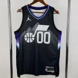 JAZZ CLARKSON #00 Black Top Quality Hot Pressing NBA Jersey (Trapeze Edition) 飞人版