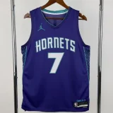 22-23 HORNETS KNUEPPE #7 Purple Top Quality Hot Pressing NBA Jersey (Trapeze Edition) 飞人版