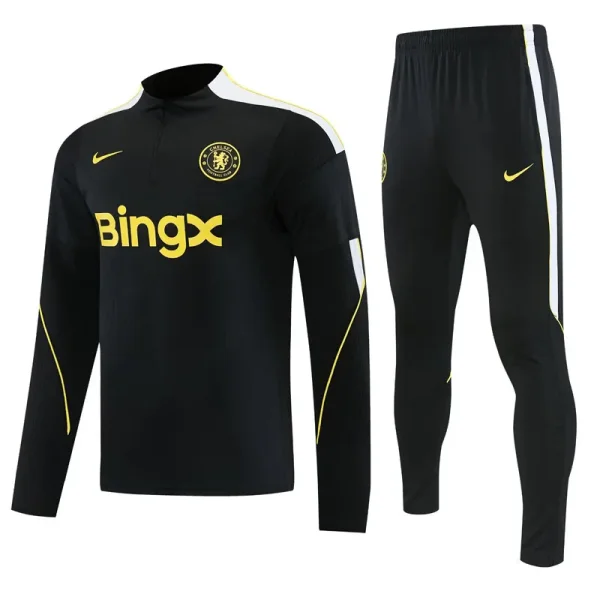 26-27 CHE Black Half Pull Tracksuit (半拉链)