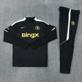 26-27 CHE Black Half Pull Tracksuit (半拉链)