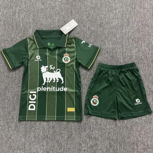 26-27 Racing de Santander Away Kids Soccer Jersey
