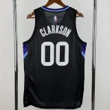 JAZZ CLARKSON #00 Black Top Quality Hot Pressing NBA Jersey (Trapeze Edition) 飞人版