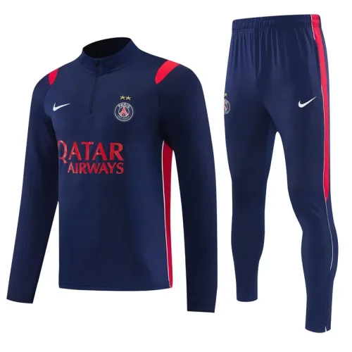 26-27 PSG Royal blue Half Pull Tracksuit (半拉链)