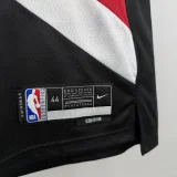 25-26 Trail Blazers MORANT #1 Black Top Quality Hot Pressing NBA Jersey (V领)