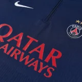 26-27 PSG Royal blue Half Pull Tracksuit (半拉链)