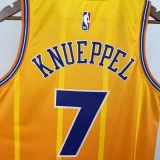 25-26 Hornets KNUEPPEL #7 Orange City Edition Top Quality Hot Pressing NBA Jersey(V领)