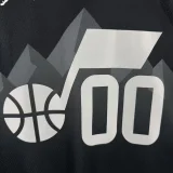 JAZZ CLARKSON #00 Black Top Quality Hot Pressing NBA Jersey (Trapeze Edition) 飞人版