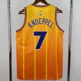 25-26 Hornets KNUEPPEL #7 Orange City Edition Top Quality Hot Pressing NBA Jersey(V领)