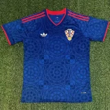 26-27 Croatia Blue Fans Soccer Jersey (ad)