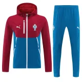 26-27 Portugal Red blue Windbreaker Suit (风衣套装)