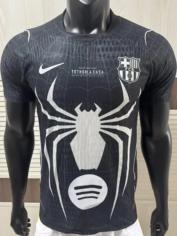 26-27 BAR Black Special Edition Player Version Training shirts (蜘蛛)