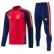 26-27 Spain Red Half Pull Tracksuit (半拉链)
