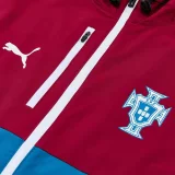 26-27 Portugal Red blue Windbreaker Suit (风衣套装)