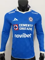 26-27 Cruz Azul Home Long Sleeve Player Version Soccer Jersey (长袖球员) 26-27 Cruz Azul Home Long Sleeve Player Version Soccer Jersey (长袖球员)