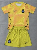 26-27 INT Yellow Goalkeeper Kids Soccer Jersey 26-27 INT Yellow Goalkeeper Kids Soccer Jersey