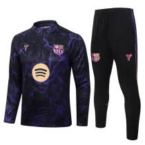 26-27 BAR Black Purple Half Pull Tracksuit # B26099(半拉链) 26-27 BAR Black Purple Half Pull Tracksuit # B26099(半拉链)