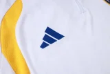 26-27 Boca Juniors White Half Pull Tracksuit #B26100(半拉链)
