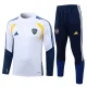 26-27 Boca Juniors White Half Pull Tracksuit #B26100(半拉链)