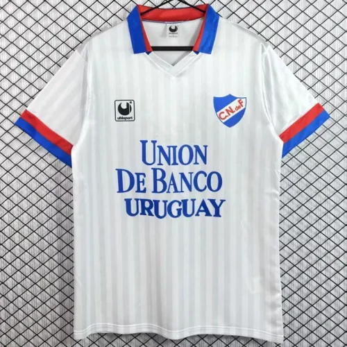 1989 Club Nacional Home Retro Soccer Jersey