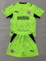 26-27 PSV Green Goalkeeper Kids Soccer Jersey 26-27 PSV Green Goalkeeper Kids Soccer Jersey