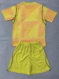 26-27 INT Yellow Goalkeeper Kids Soccer Jersey