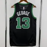 22-23 Celtics GEORGE #13 Black Top Quality Hot Pressing NBA Jersey (Trapeze Edition) 飞人版
