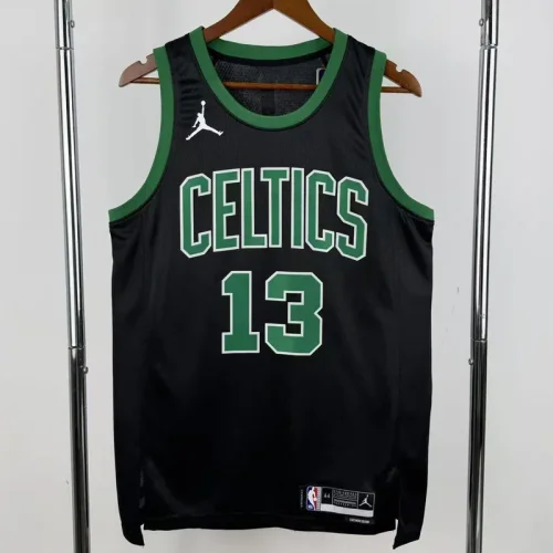 22-23 Celtics GEORGE #13 Black Top Quality Hot Pressing NBA Jersey (Trapeze Edition) 飞人版