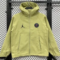26-27 PSG Jordan Yellow Green Outdoor Jackets #K8802冲锋衣