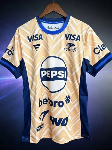 26-27 Motagua Yellwo Fans Soccer Jersey
