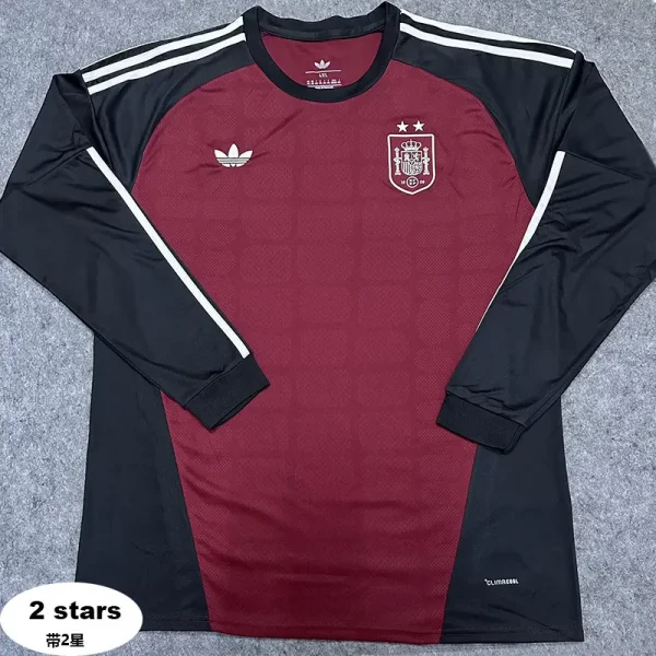 26-27 Spain Brown Goalkeeper Long Sleeve Soccer Jersey (长袖)(2星)