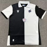 26-27 Sampdoria Black White Fans Soccer Jersey
