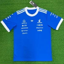 2026 Mercedes Blue T-Shirts Racing Suit (Football Jersey Size) 2026 Mercedes Blue T-Shirts Racing Suit (Football Jersey Size)