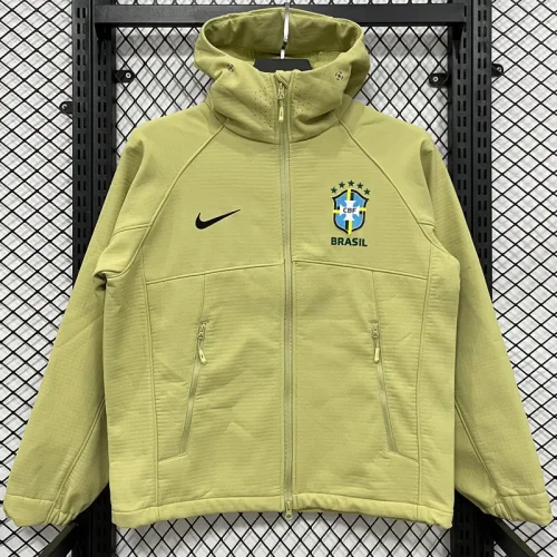 26-27 Brazil Yellow Green Outdoor Jackets #K8807冲锋衣
