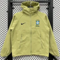 26-27 Brazil Yellow Green Outdoor Jackets #K8807冲锋衣 26-27 Brazil Yellow Green Outdoor Jackets #K8807冲锋衣