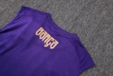 26-27 BAR Purple Tank top and shorts suit #D26080