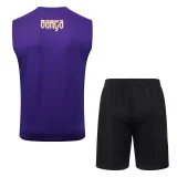 26-27 BAR Purple Tank top and shorts suit #D26080