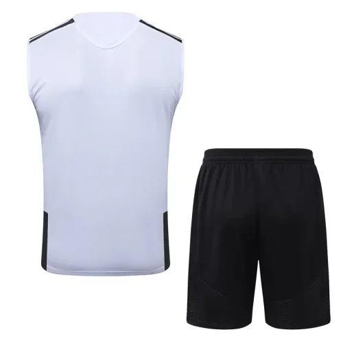26-27 LIV White Tank top and shorts suit #D26081