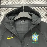26-27 Brazil Black Outdoor Jackets #K8807冲锋衣